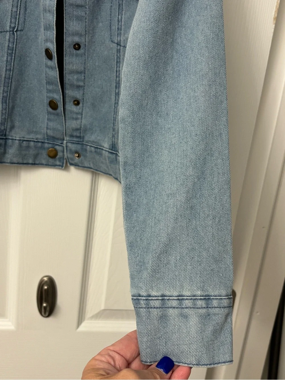 btween Light Blue Denim Trucker Jacket